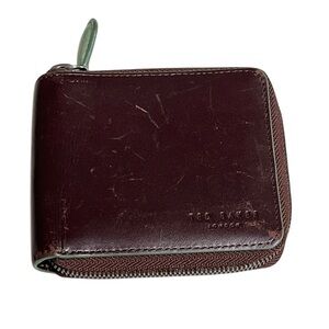 TED BAKER Zip Around Leather Wallet